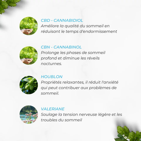 Huile CBD Anxiété + Sommeil | Pure Skills