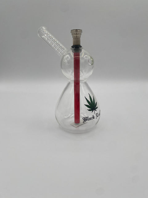 GLASS BONG WITH METAL CHILLUM
