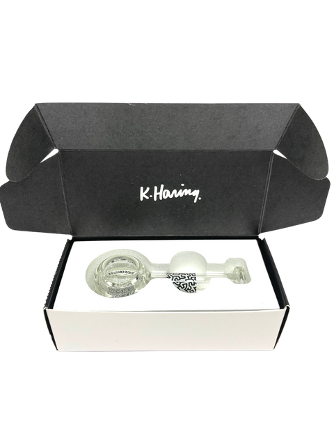 K.Haring Glass Spoon Pipe