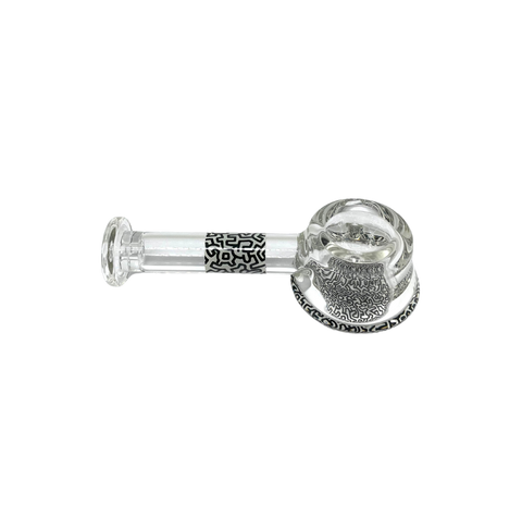 K.Haring Glass Spoon Pipe grey