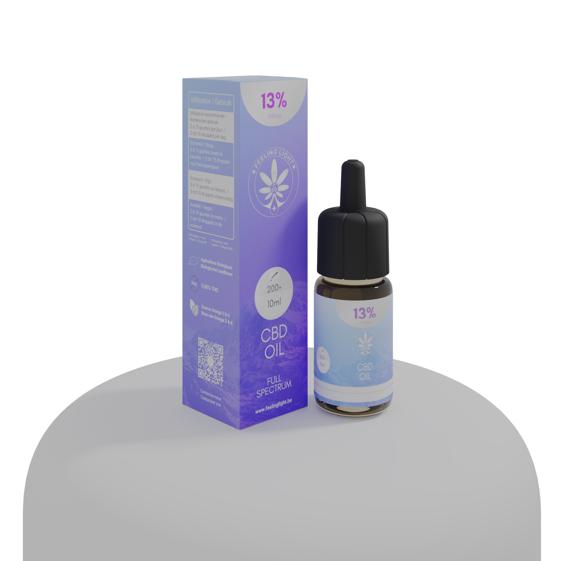 Feeling Light Feeling Light Huile CBD Full Spectrum 13%